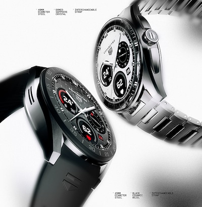 Two TAG Heuer connected watch side by side  image