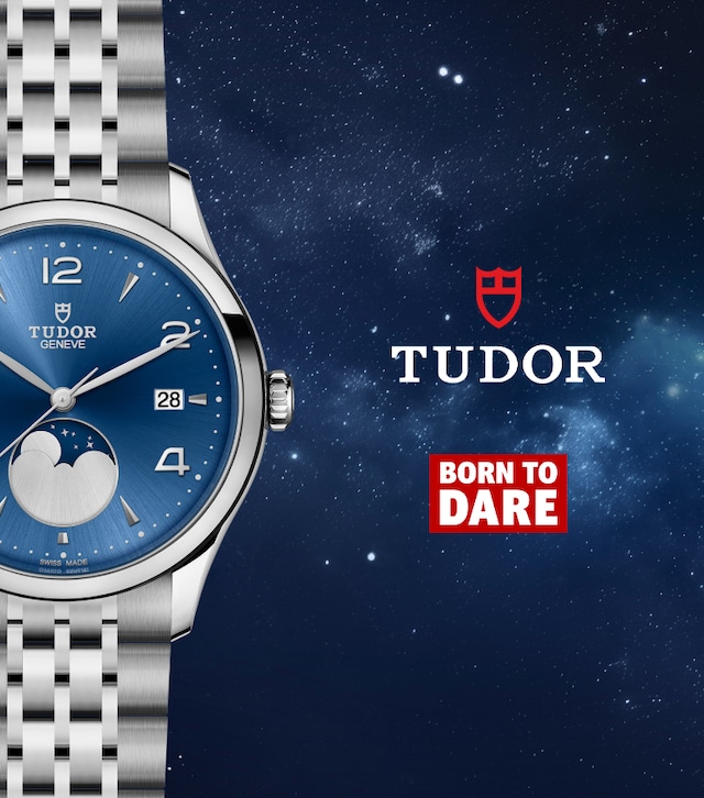 1926 Luna Blue Dial Watch - Tudor Logo - Born to Dare image