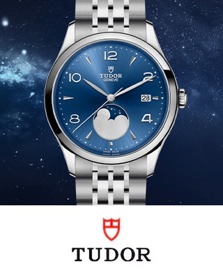 1926 Luna Blue Dial Watch - Tudor Logo image