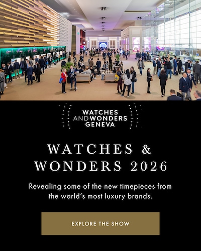 Watches and Wonders Geneva logo with text Watches & Wonders 2026 - Revealing some of the new timepieces from the world’s most luxury brands. - Explore the Show image
