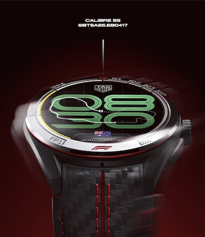 TAG Heuer Connected Calibre E5 x Formula 1® Edition. Tap to shop new TAG Heuer watches image