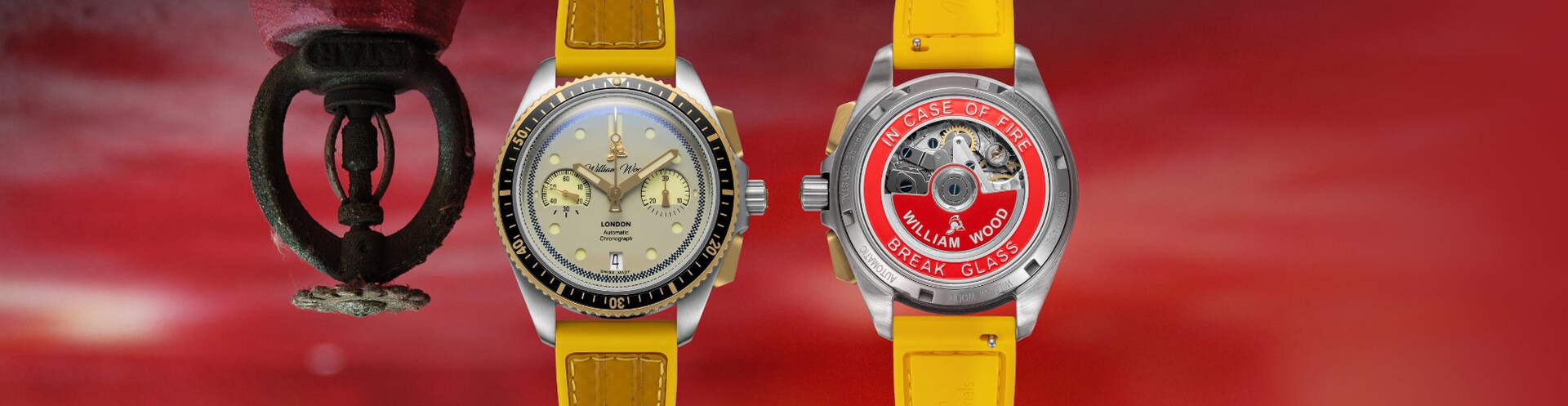 William Wood Watches Reviews The Valiant Red Watch Japanese