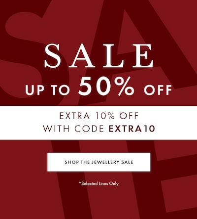 Extra 10% off Jewellery sale with code EXTRA10 image