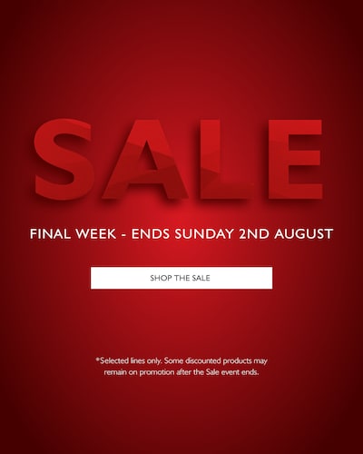 Sale Final Week - Ends Sunday 2nd August - Shop The Sale image