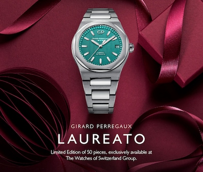 Girard Perregaux Laureato. Exclusively available to The Wholesale Best Luxury Watches
Group image